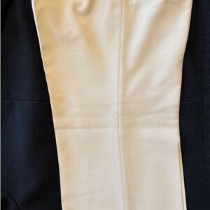 Atelier Sona Black and Cream Boot Cut Pants